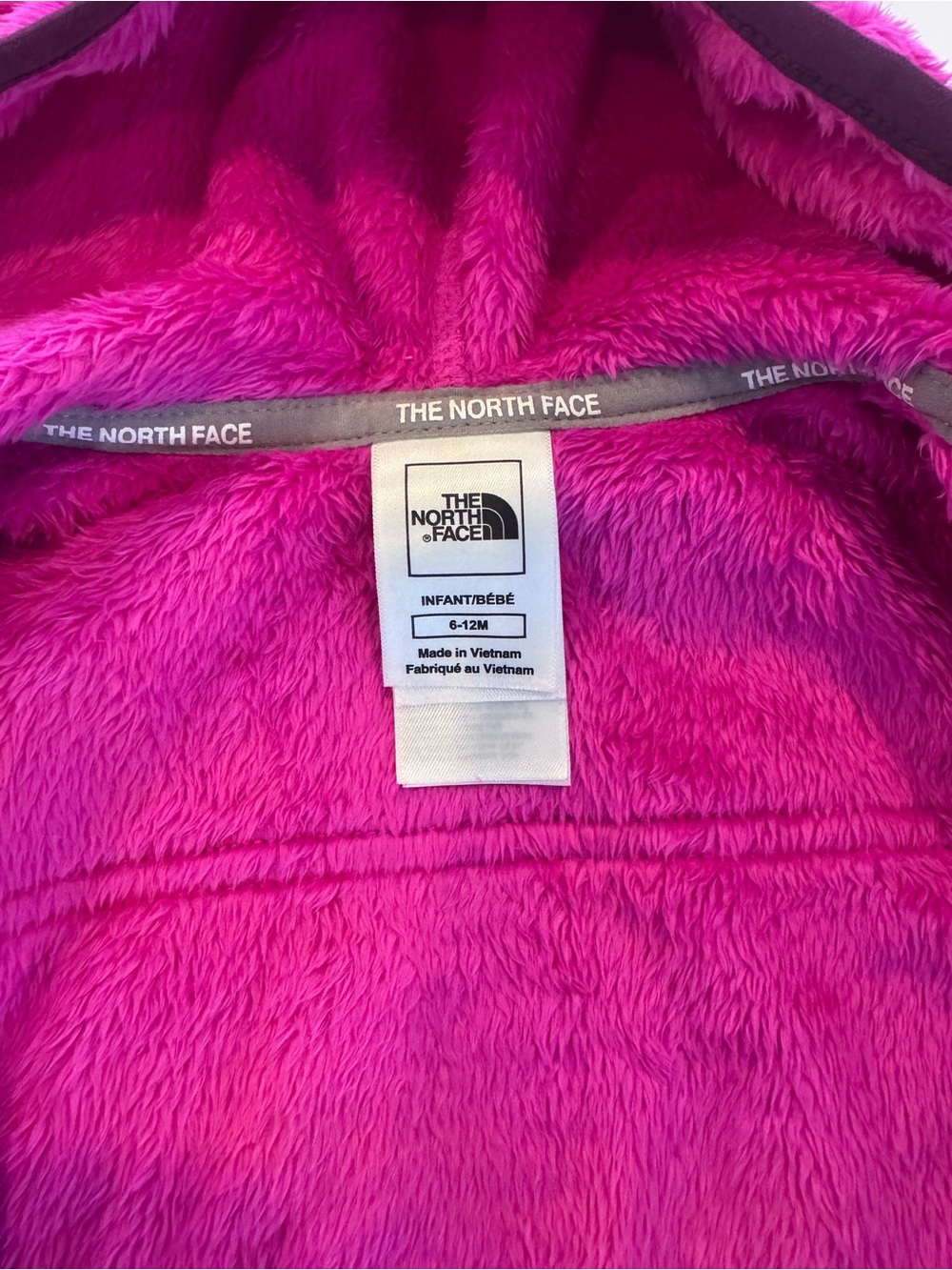The North Face Pink Fuzzy Hooded Jacket
Infant size 6mo - Picture 4 of 4